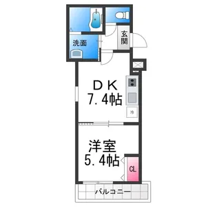 フジパレス堺梅北Ⅱ番館【302号室】の間取り