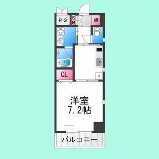コプリー キタハナダ【3階】の間取り