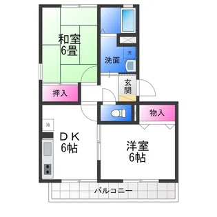 ウインドミルI【3階】の間取り