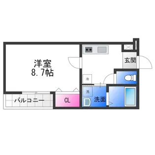 フジパレス堺長曽根町【1階】の間取り