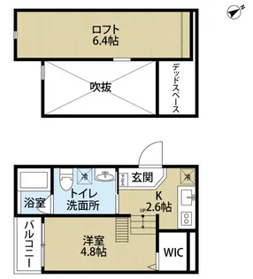 infinity【205号室】の間取り
