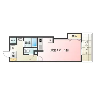 ルノン中百舌鳥【1階】の間取り