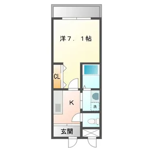 パインアベニュー【203号室】の間取り