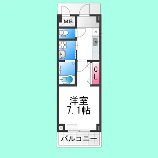 パインアベニュー【203号室】の間取り