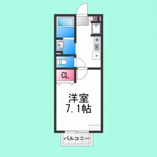 アベリアコート【206号室】の間取り