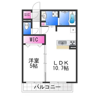 ロイズパレス大豆塚【1階】の間取り
