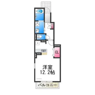 クレメント・ユニティ【1階】の間取り