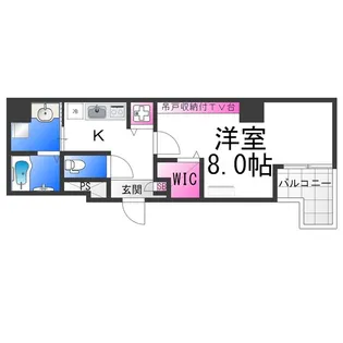 エヌエムキャトフヴァンサンク【1階】の間取り