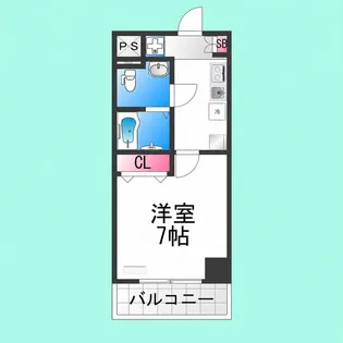レクシア南瓦町【10階】の間取り