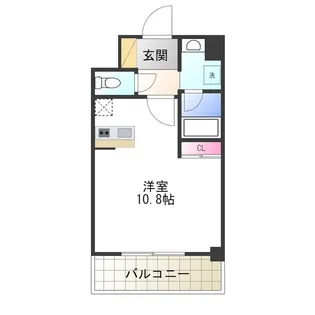 サザンクレスト堺東【3階】の間取り