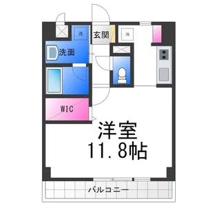ディアコート新発田【503号室】の間取り