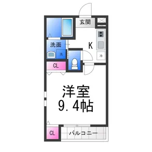 フジパレス堺鳳中町ノース【2階】の間取り