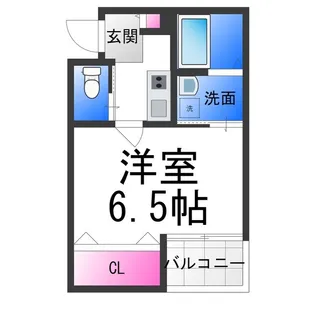 1er つばきⅡ【3階】の間取り