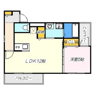 フィアスコート北旅籠町東Ⅰ番館【1階】の間取り