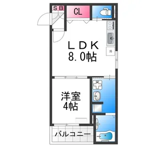 F asecia avance【2階】の間取り