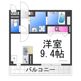 フェリーチェ【202号室】の間取り