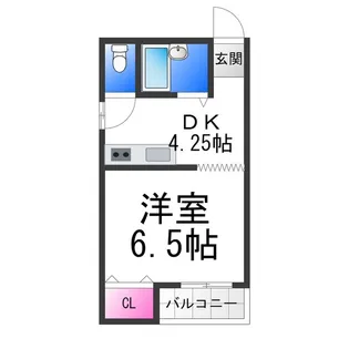 ロイヤルコート8番館【501号室】の間取り
