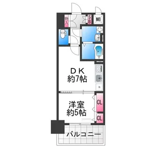 シティーコート堺駅前ロータリー【1004号室】の間取り