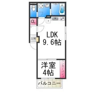 ノワール七道【2階】の間取り