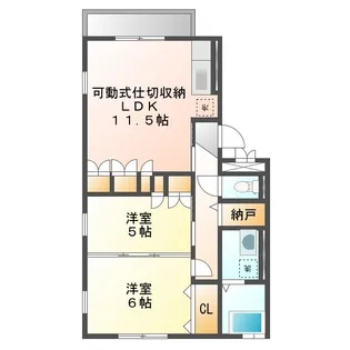 コンフォール堺北【3階】の間取り