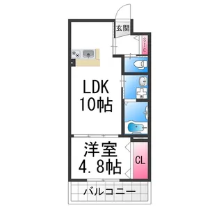 ARCA堺東【3階】の間取り