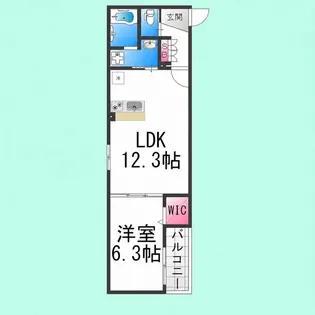 ARCA堺東【1階】の間取り