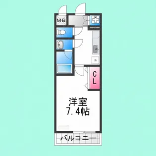 ソルシエール【2階】の間取り