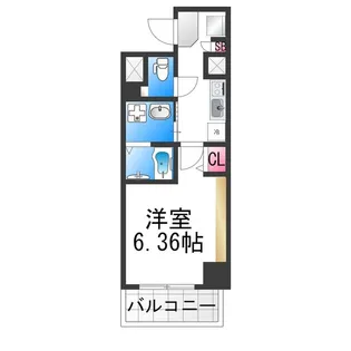 エヌエムキャトフヴァンヌフ【6階】の間取り