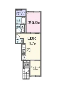 Serena【1階】の間取り