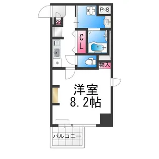 エヌエムスワサント【1階】の間取り