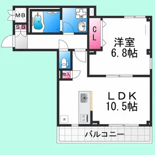 Limone(リモーネ)【302号室】の間取り