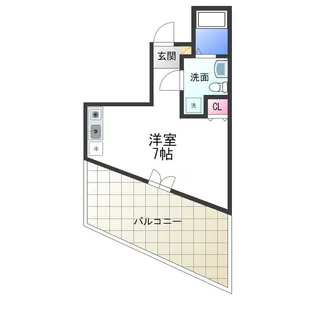 フェリーチェ百舌鳥【5階】の間取り
