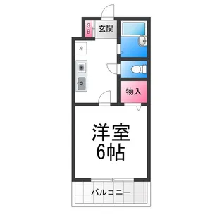 ヴィラージュ窪田【2階】の間取り