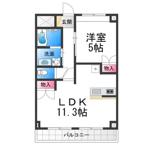 エトワール【3階】の間取り