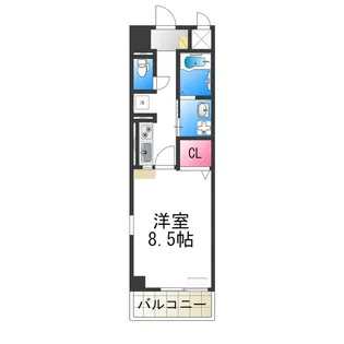 アーバンツァ【606号室】の間取り