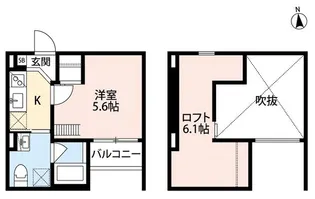 cloud house【2階】の間取り