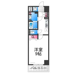 プレッツァ中百舌鳥【605号室】の間取り