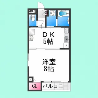 Primoなかもず【602号室】の間取り