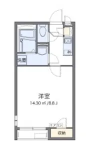クレイノリエラ【203号室】の間取り