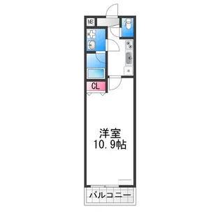 フジパレス津久野 Ⅱ番館【1階】の間取り