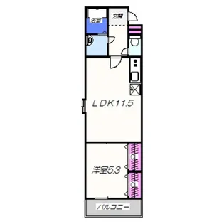 フジパレス堺北花田【305号室】の間取り