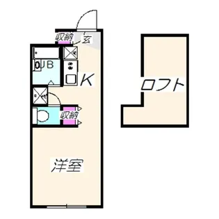 レオパレスK.ハウス.ながそ.【201号室】の間取り