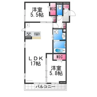D−room北花田【2階】の間取り