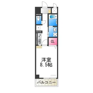 アーバンツァ【102号室】の間取り