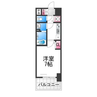 Alivis堺浜寺【7階】の間取り