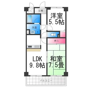 サンクレスト28【3階】の間取り