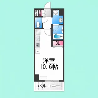 ROYAL MAISON NAKAO【9階】の間取り