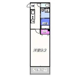 レクラン七道【7階】の間取り