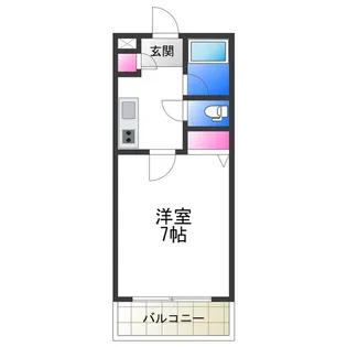 グランエクセル北花田【1階】の間取り