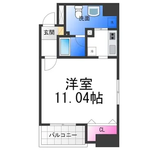 プライムス堺駅前フェニックス通り【602号室】の間取り